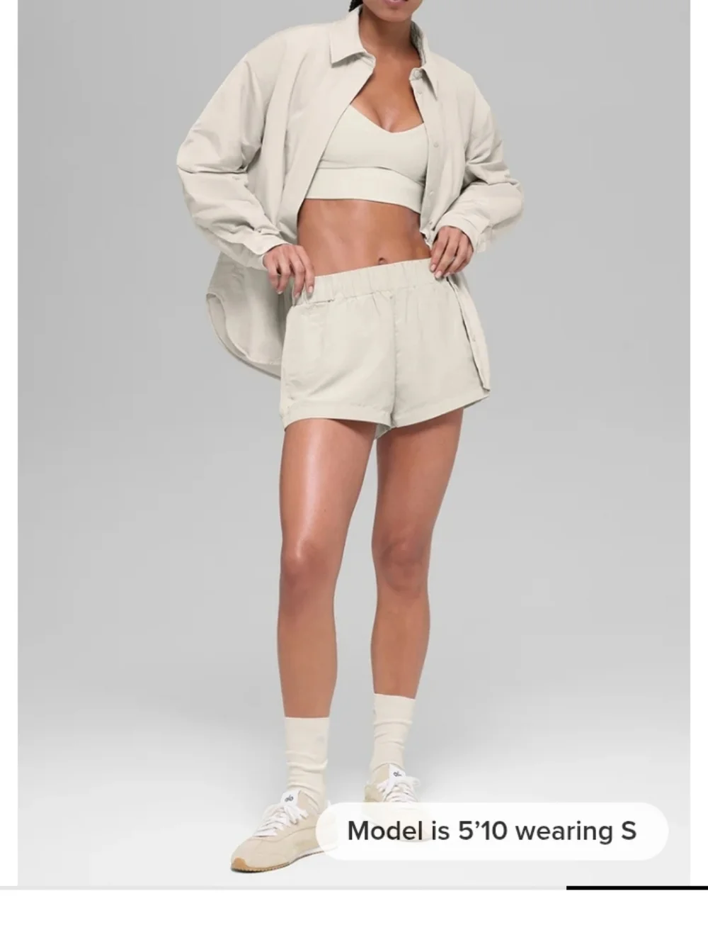 ALO‎ Socialite Shacket Bone